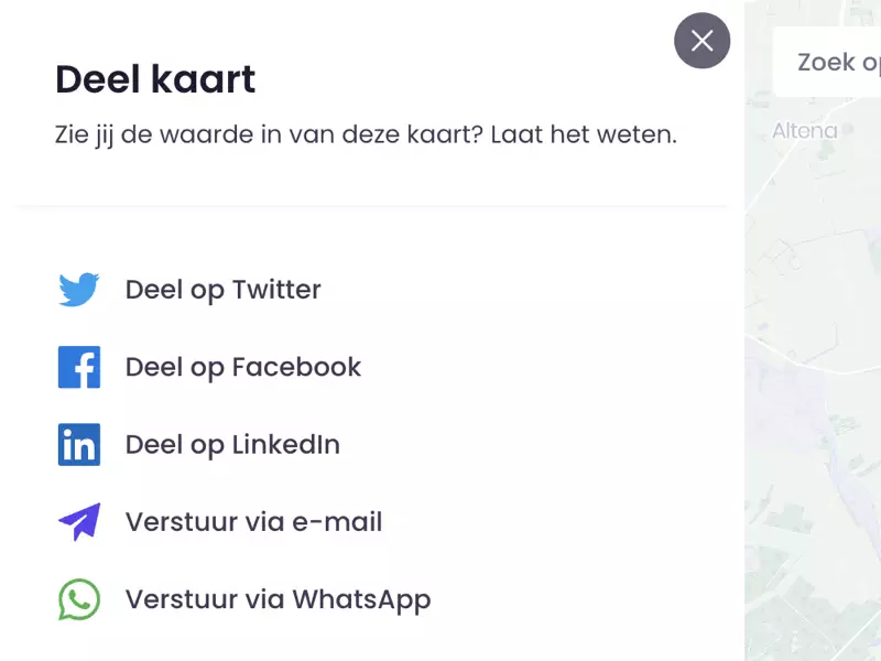 Deel op social netwerken