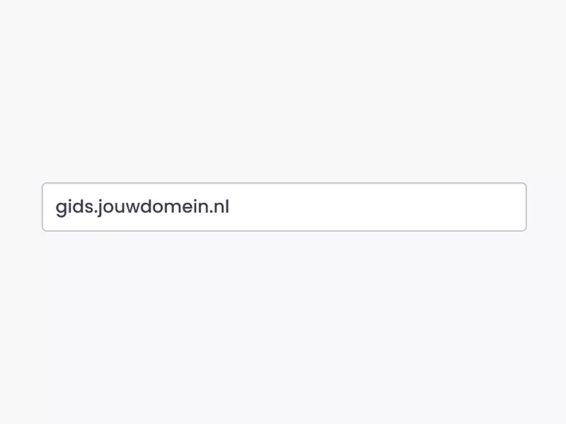 Je digitale kaart op je eigen domein